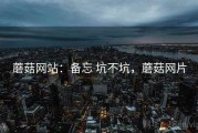 蘑菇网站：备忘 坑不坑，蘑菇网片