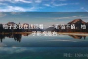 柚子影视在线观看：一笔 值不值，柚子影视最右