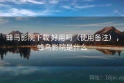 蜂鸟影院下载 好用吗（使用备注），蜂鸟影院是什么
